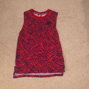 Nike Red and Blue Tank Top size XS